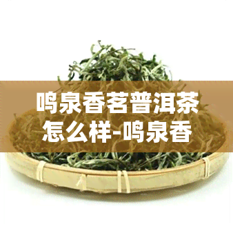 鸣泉香茗普洱茶怎么样-鸣泉香茗普洱茶怎么样好喝吗