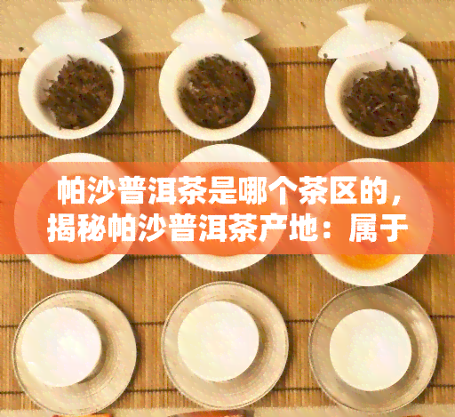 帕沙普洱茶是哪个茶区的，揭秘帕沙普洱茶产地：属于哪个茶区？