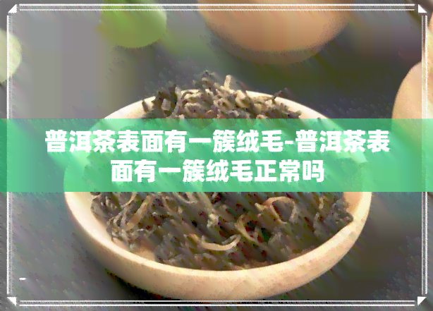 普洱茶表面有一簇绒毛-普洱茶表面有一簇绒毛正常吗