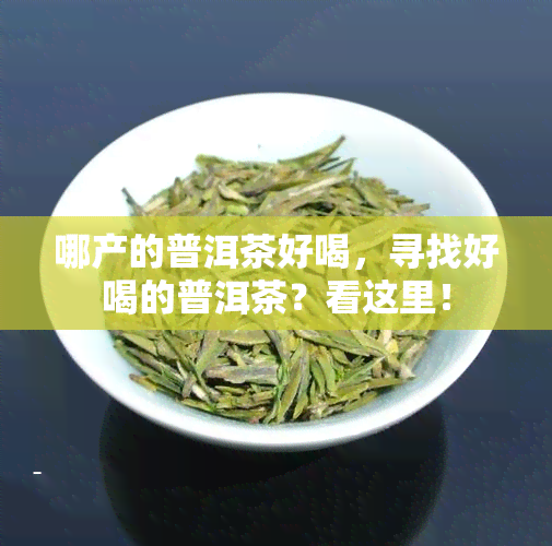 哪产的普洱茶好喝，寻找好喝的普洱茶？看这里！