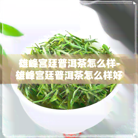 雄峰宫廷普洱茶怎么样-雄峰宫廷普洱茶怎么样好喝吗