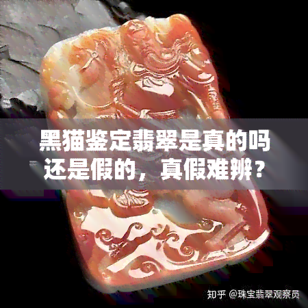 黑猫鉴定翡翠是真的吗还是假的，真假难辨？用黑猫鉴定翡翠的可靠性