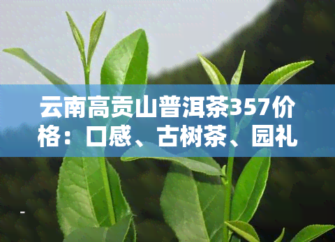 云南高贡山普洱茶357价格：口感、古树茶、园礼盒、生态茶全解析