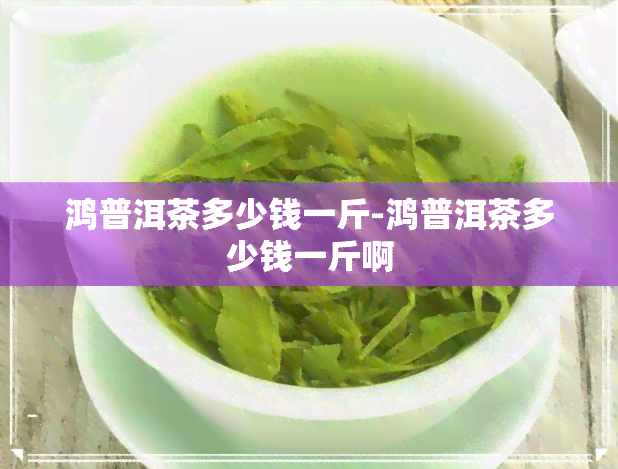 鸿普洱茶多少钱一斤-鸿普洱茶多少钱一斤啊