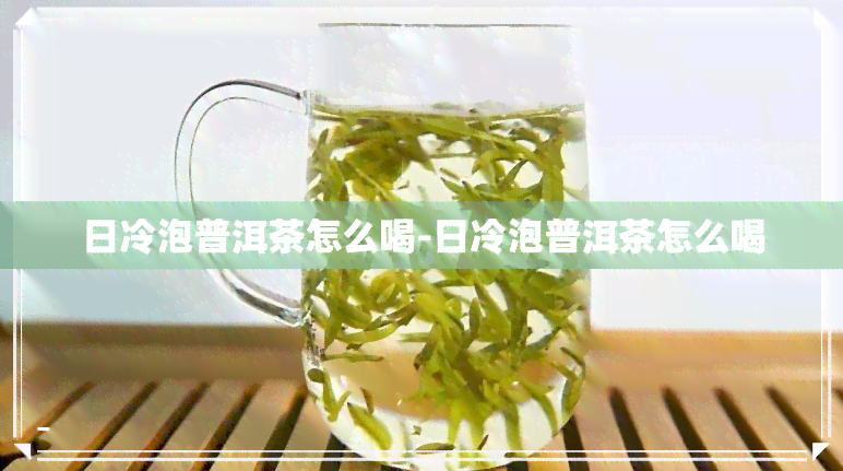 日冷泡普洱茶怎么喝-日冷泡普洱茶怎么喝