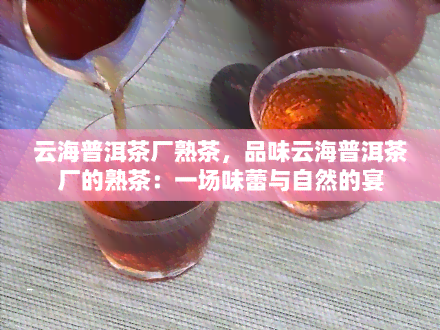 云海普洱茶厂熟茶，品味云海普洱茶厂的熟茶：一场味蕾与自然的宴