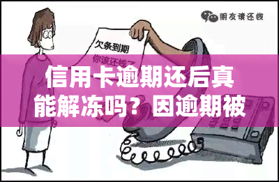 信用卡逾期还后真能解冻吗？因逾期被冻结的信用卡能否重新激活？