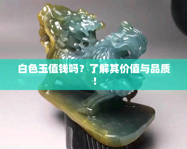 白色玉值钱吗？了解其价值与品质！