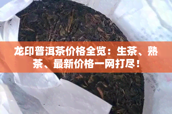 龙印普洱茶价格全览：生茶、熟茶、最新价格一网打尽！