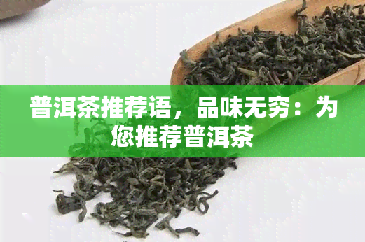 普洱茶推荐语，品味无穷：为您推荐普洱茶