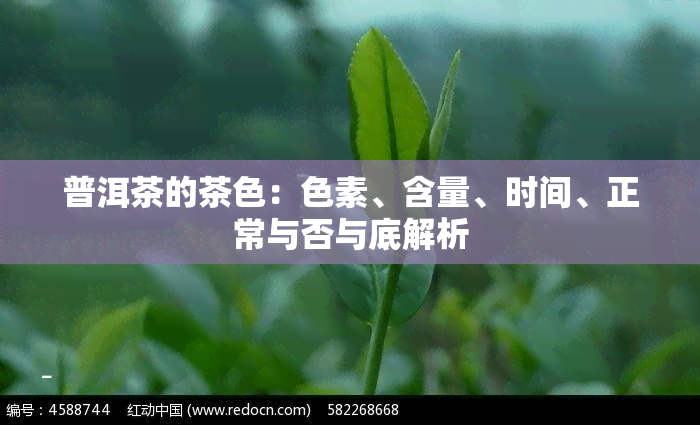 普洱茶的茶色：色素、含量、时间、正常与否与底解析