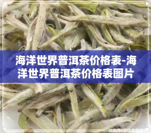 海洋世界普洱茶价格表-海洋世界普洱茶价格表图片