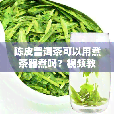 陈皮普洱茶可以用煮茶器煮吗？视频教程及茶具推荐