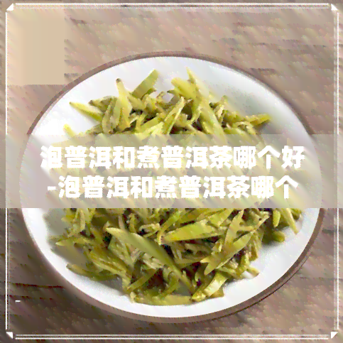 泡普洱和煮普洱茶哪个好-泡普洱和煮普洱茶哪个好喝