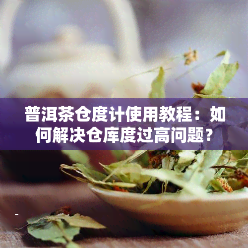 普洱茶仓度计使用教程：如何解决仓库度过高问题？