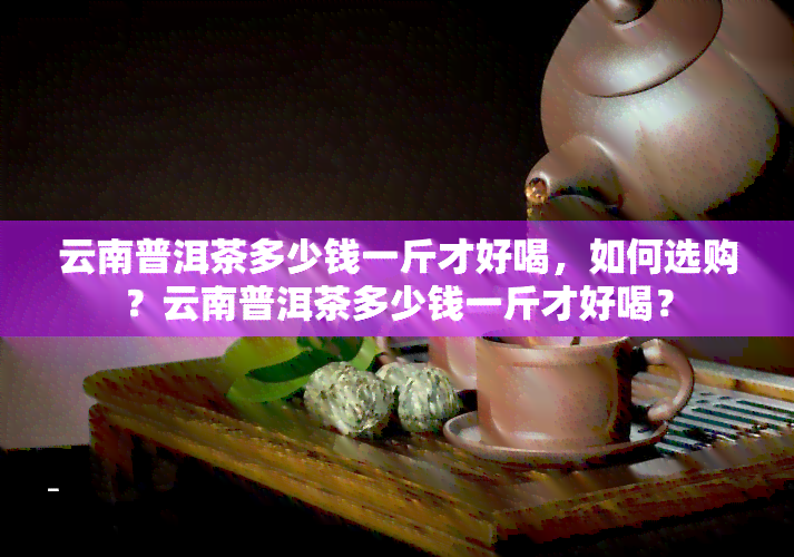 云南普洱茶多少钱一斤才好喝，如何选购？云南普洱茶多少钱一斤才好喝？