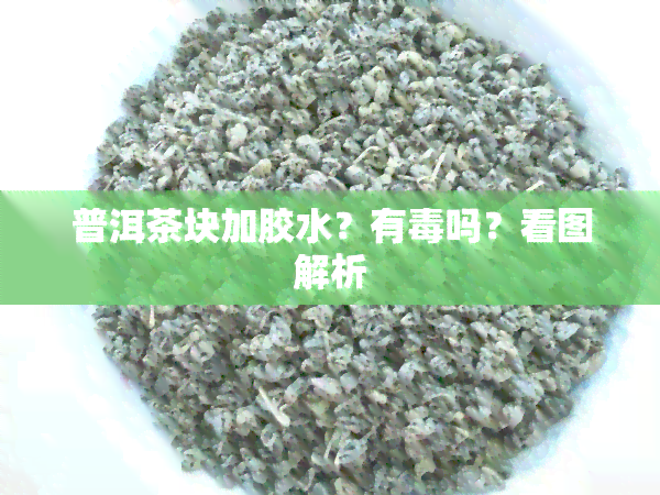 普洱茶块加胶水？有吗？看图解析