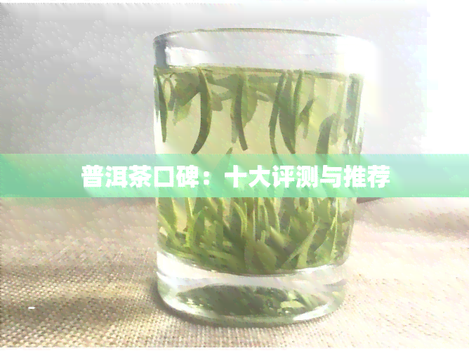 普洱茶口碑：十大评测与推荐