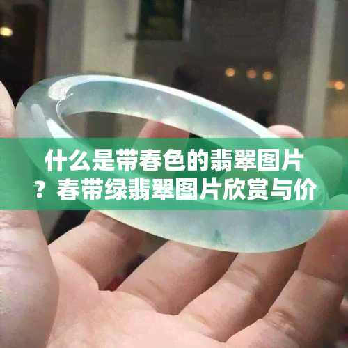 什么是带春色的翡翠图片？春带绿翡翠图片欣赏与价格解析