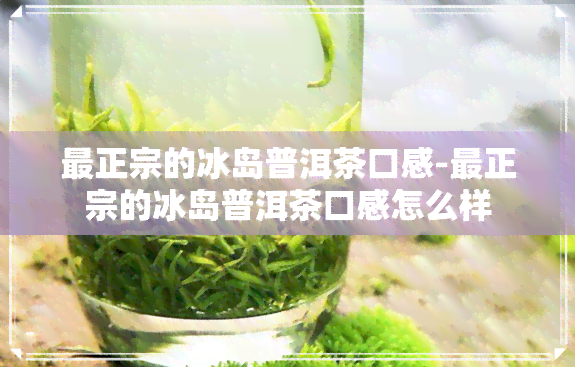 最正宗的冰岛普洱茶口感-最正宗的冰岛普洱茶口感怎么样