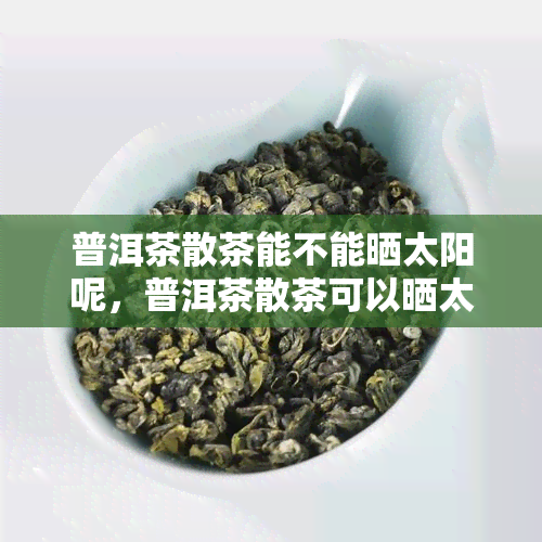 普洱茶散茶能不能晒太阳呢，普洱茶散茶可以晒太阳吗？