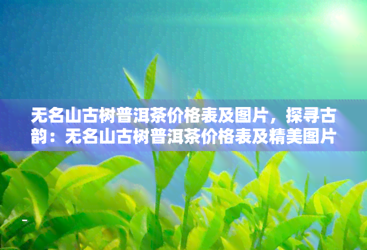 无名山古树普洱茶价格表及图片，探寻古韵：无名山古树普洱茶价格表及精美图片一览