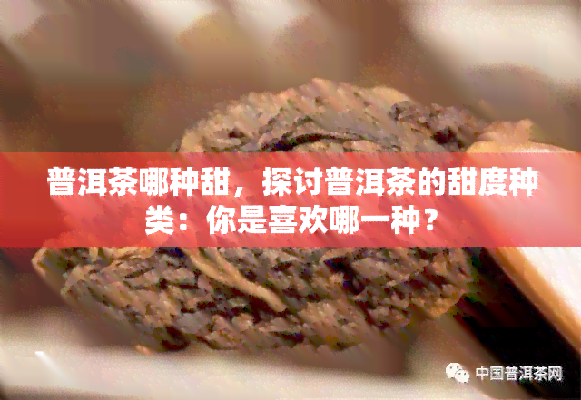 普洱茶哪种甜，探讨普洱茶的甜度种类：你是喜欢哪一种？