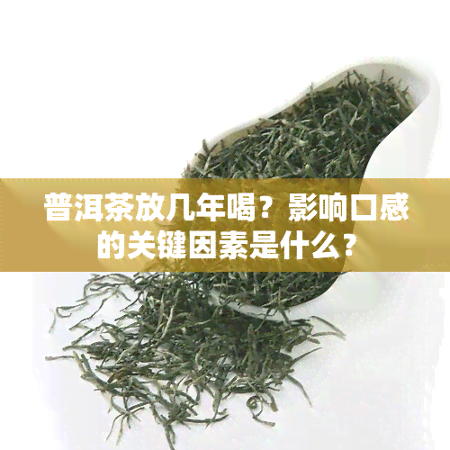 普洱茶放几年喝？影响口感的关键因素是什么？