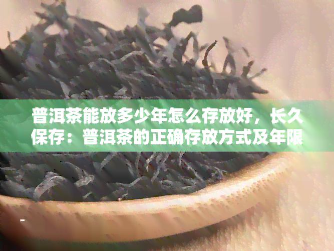 普洱茶能放多少年怎么存放好，长久保存：普洱茶的正确存放方式及年限解析