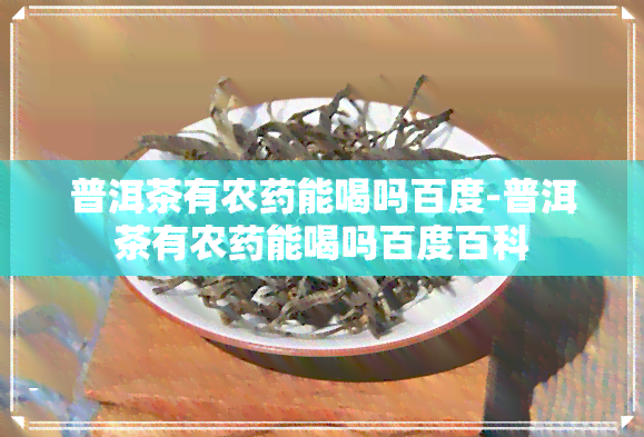 普洱茶有农能喝吗百度-普洱茶有农能喝吗百度百科