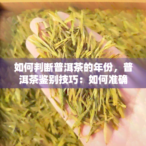 如何判断普洱茶的年份，普洱茶鉴别技巧：如何准确判断茶叶的年份？