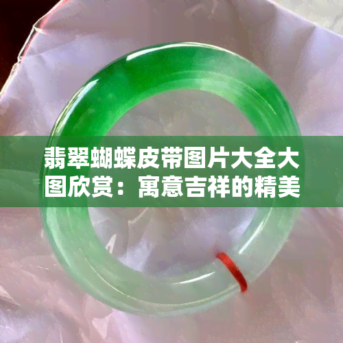 翡翠蝴蝶皮带图片大全大图欣赏：寓意吉祥的精美设计