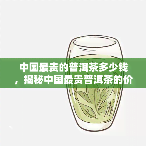 中国最贵的普洱茶多少钱，揭秘中国最贵普洱茶的价格，你可能会大吃一惊！