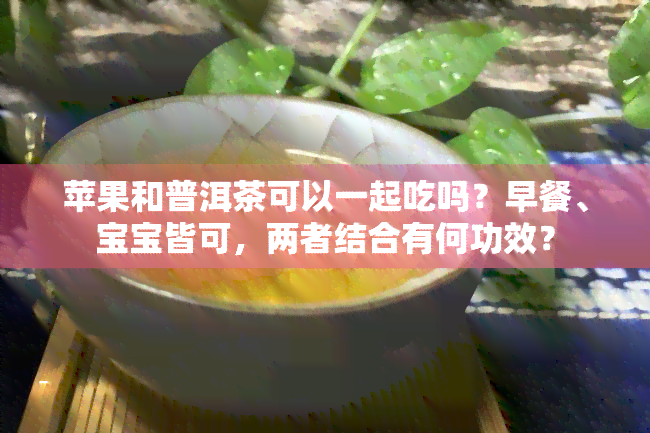 苹果和普洱茶可以一起吃吗？早餐、宝宝皆可，两者结合有何功效？