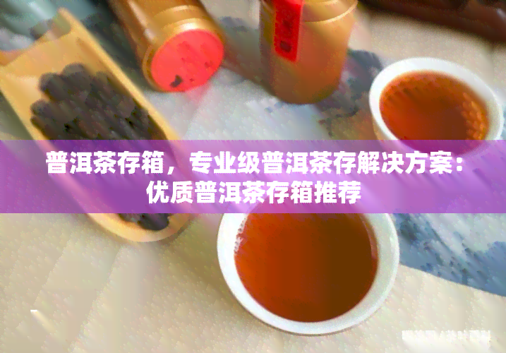 普洱茶存箱，专业级普洱茶存解决方案：优质普洱茶存箱推荐