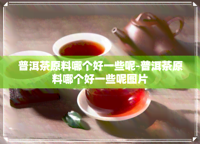 普洱茶原料哪个好一些呢-普洱茶原料哪个好一些呢图片