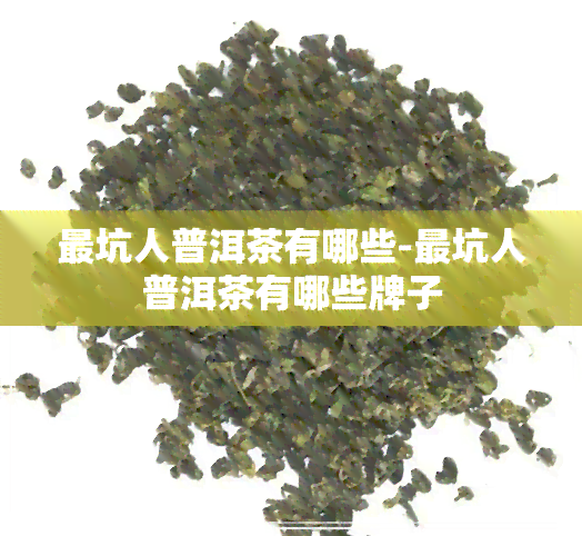 最坑人普洱茶有哪些-最坑人普洱茶有哪些牌子