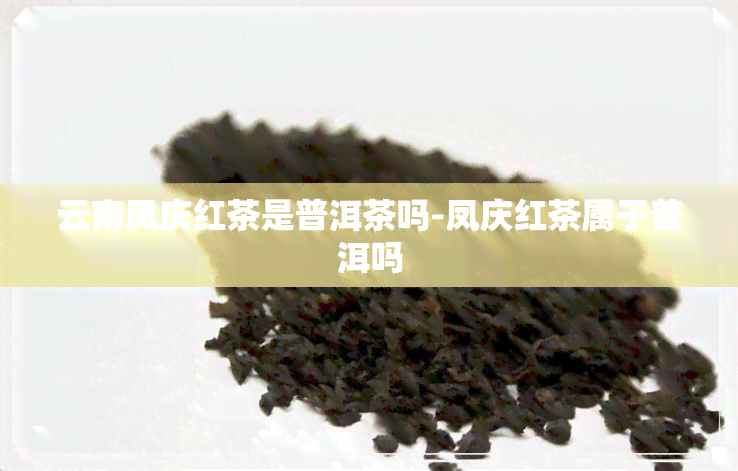 云南凤庆红茶是普洱茶吗-凤庆红茶属于普洱吗