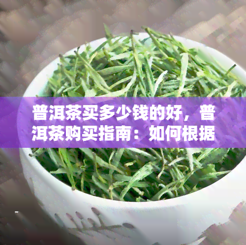 普洱茶买多少钱的好，普洱茶购买指南：如何根据预算选择适合自己的茶叶？