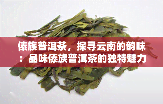 傣族普洱茶，探寻云南的韵味：品味傣族普洱茶的独特魅力