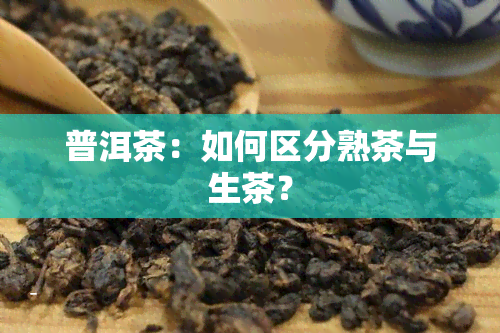 普洱茶：如何区分熟茶与生茶？