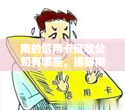 南的信用卡公司有哪些，揭秘南信用卡公司：全面了解南地区的催债机构