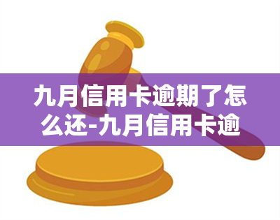 九月信用卡逾期了怎么还-九月信用卡逾期了怎么还款