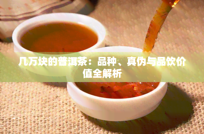 几万块的普洱茶：品种、真伪与品饮价值全解析