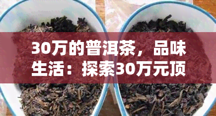 30万的普洱茶，品味生活：探索30万元顶级普洱茶的魅力与价值