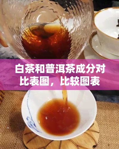 白茶和普洱茶成分对比表图，比较图表：白茶与普洱茶的成分差异