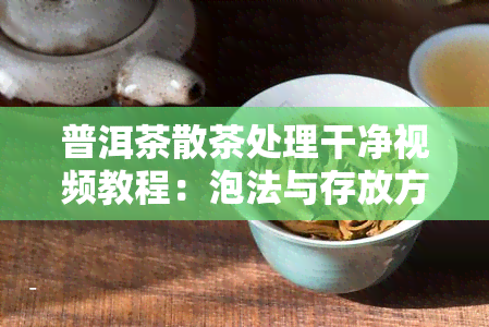 普洱茶散茶处理干净视频教程：泡法与存放方式