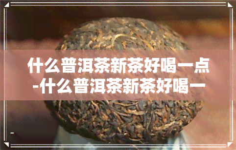 什么普洱茶新茶好喝一点-什么普洱茶新茶好喝一点呢