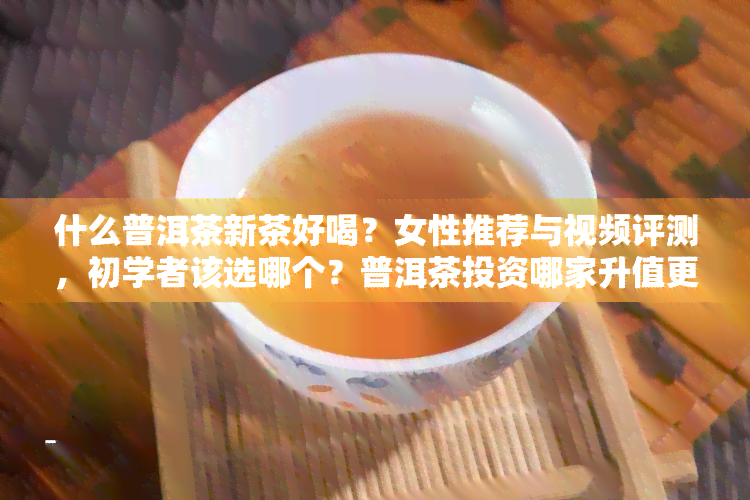 什么普洱茶新茶好喝？女性推荐与视频评测，初学者该选哪个？普洱茶投资哪家升值更快？