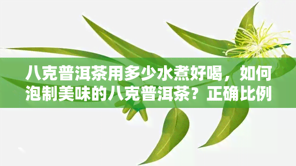 八克普洱茶用多少水煮好喝，如何泡制美味的八克普洱茶？正确比例是关键！